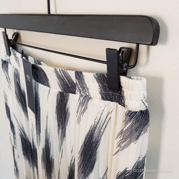 M&S Collection Printed Pleated Maxi Skirt  *NWT* – Size US 8 Tall - Picture 8 of 16